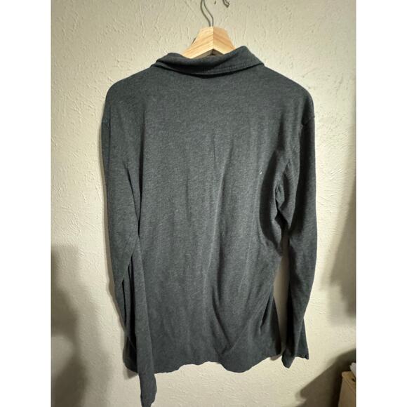 Johnnie-o Gray Pocket Front Long Sleeve Collared Shirt Small - Picture 2 of 4